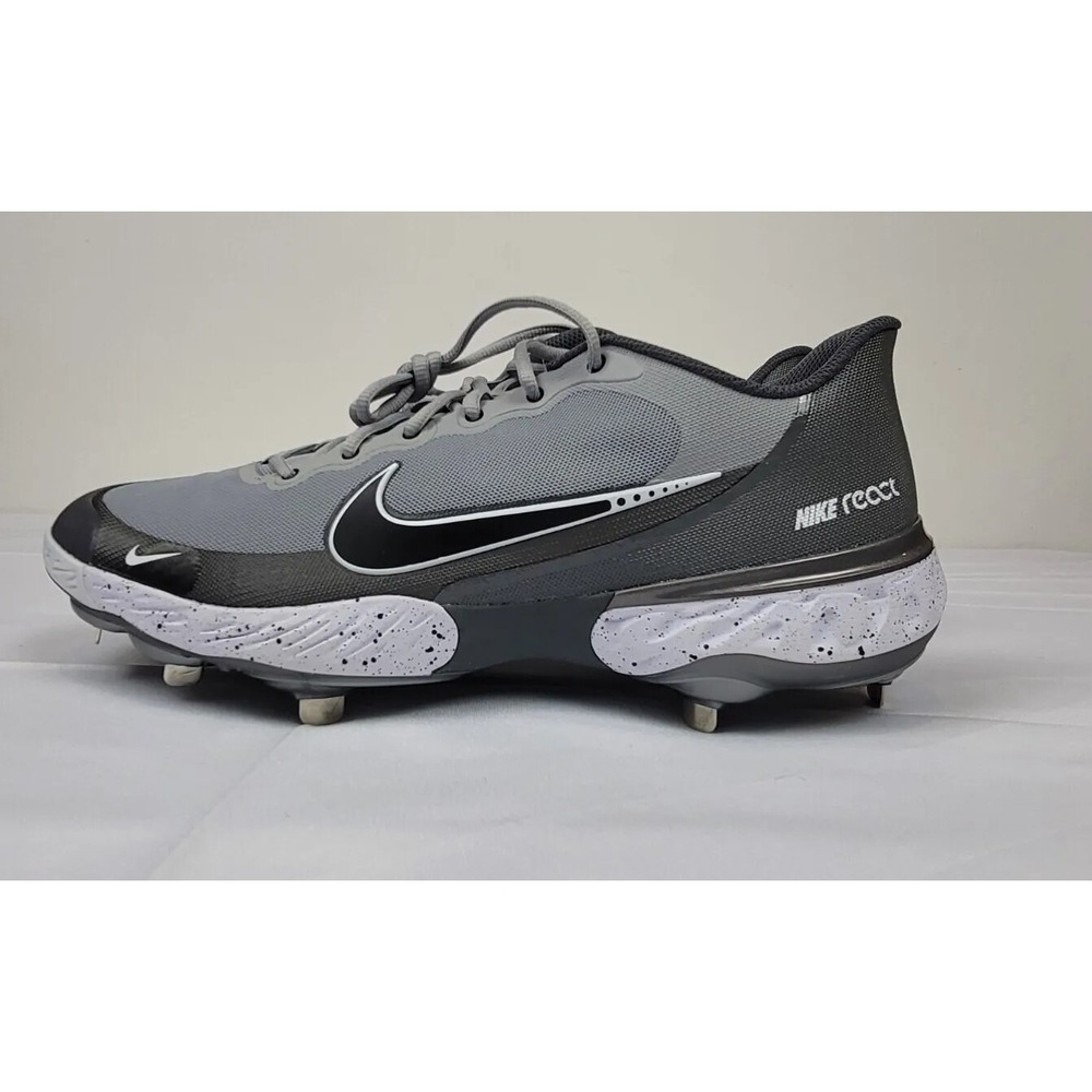 Nike Alpha Huarache Elite 3 Low Baseball Cleats Mens 14 Smoke Gray‎ CK0746-011
